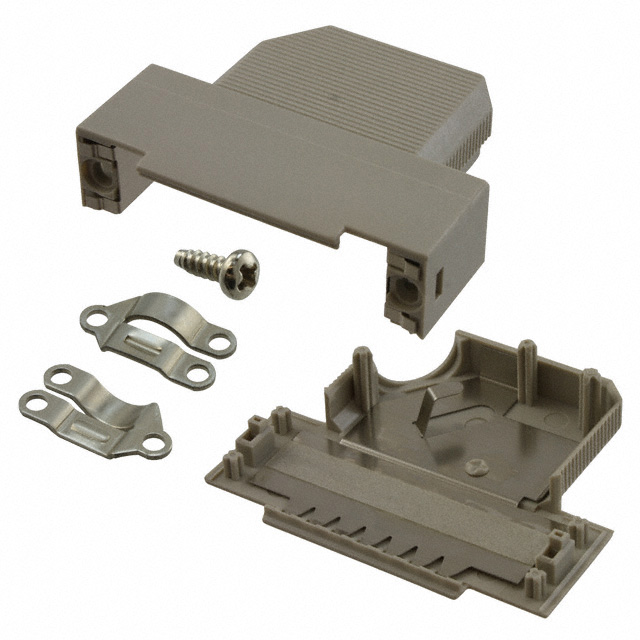 CONN BACKSHELL 25P 37.5DEG SHLD