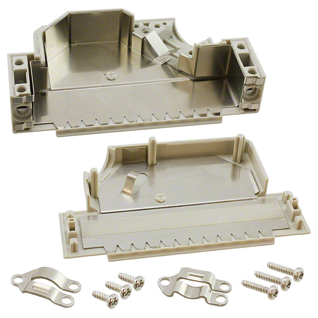 CONN BACKSHELL 37P 37.5DEG SHLD