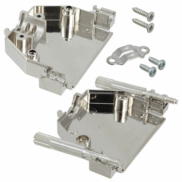 CONN BACKSHELL 25POS 180DEG SHLD