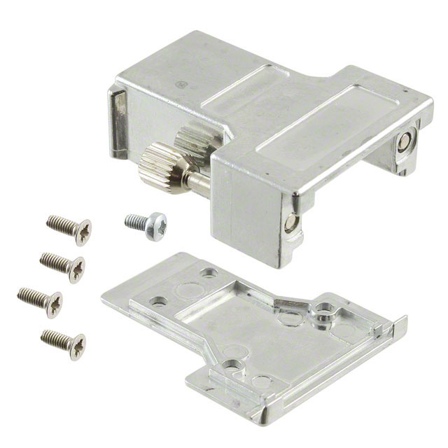CONN BACKSHELL 9P 45/180DEG SHLD