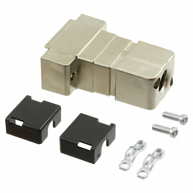 CONN BACKSHELL 9POS 180DEG SHLD
