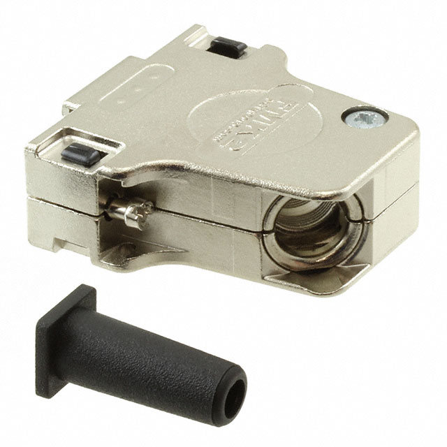 CONN BACKSHELL 25POS 45DEG SHLD