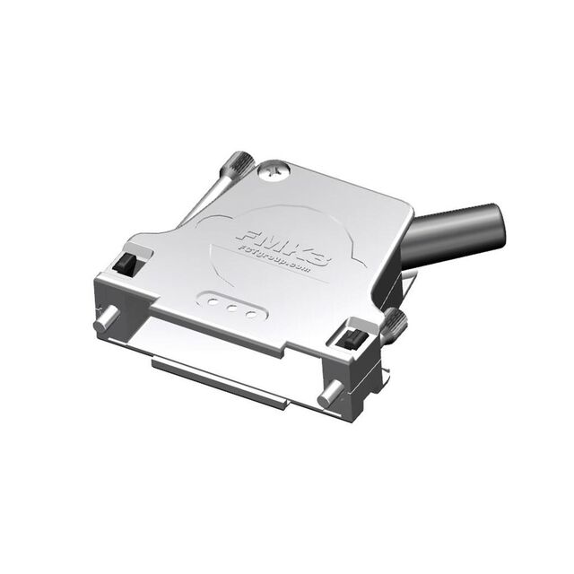 CONN BACKSHELL 25POS 45DEG SHLD