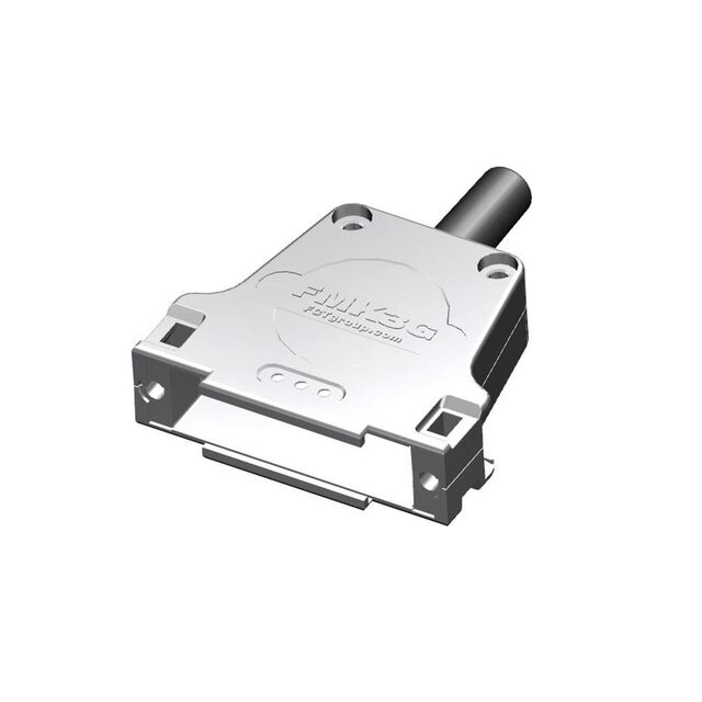 CONN BACKSHELL 25POS 180DEG SHLD