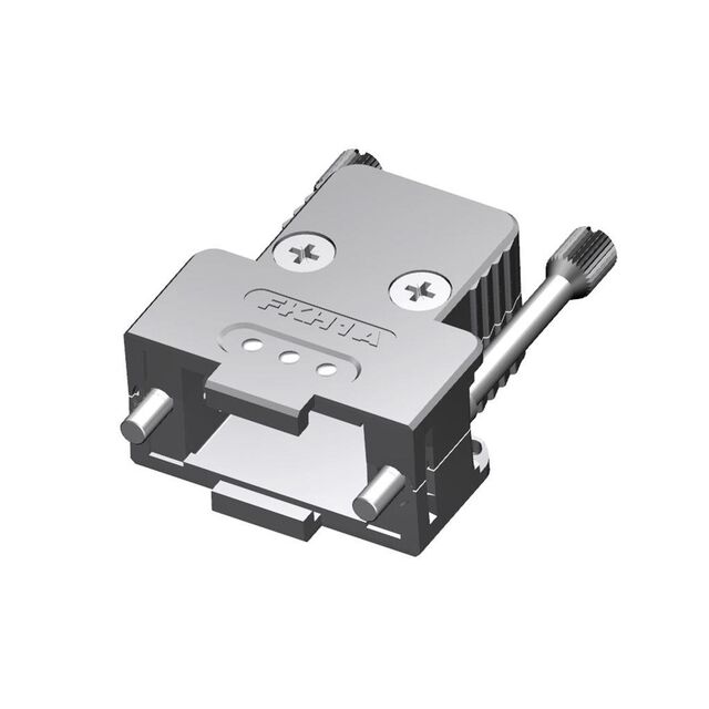 CONN BACKSHELL 9POS 180DEG SHLD