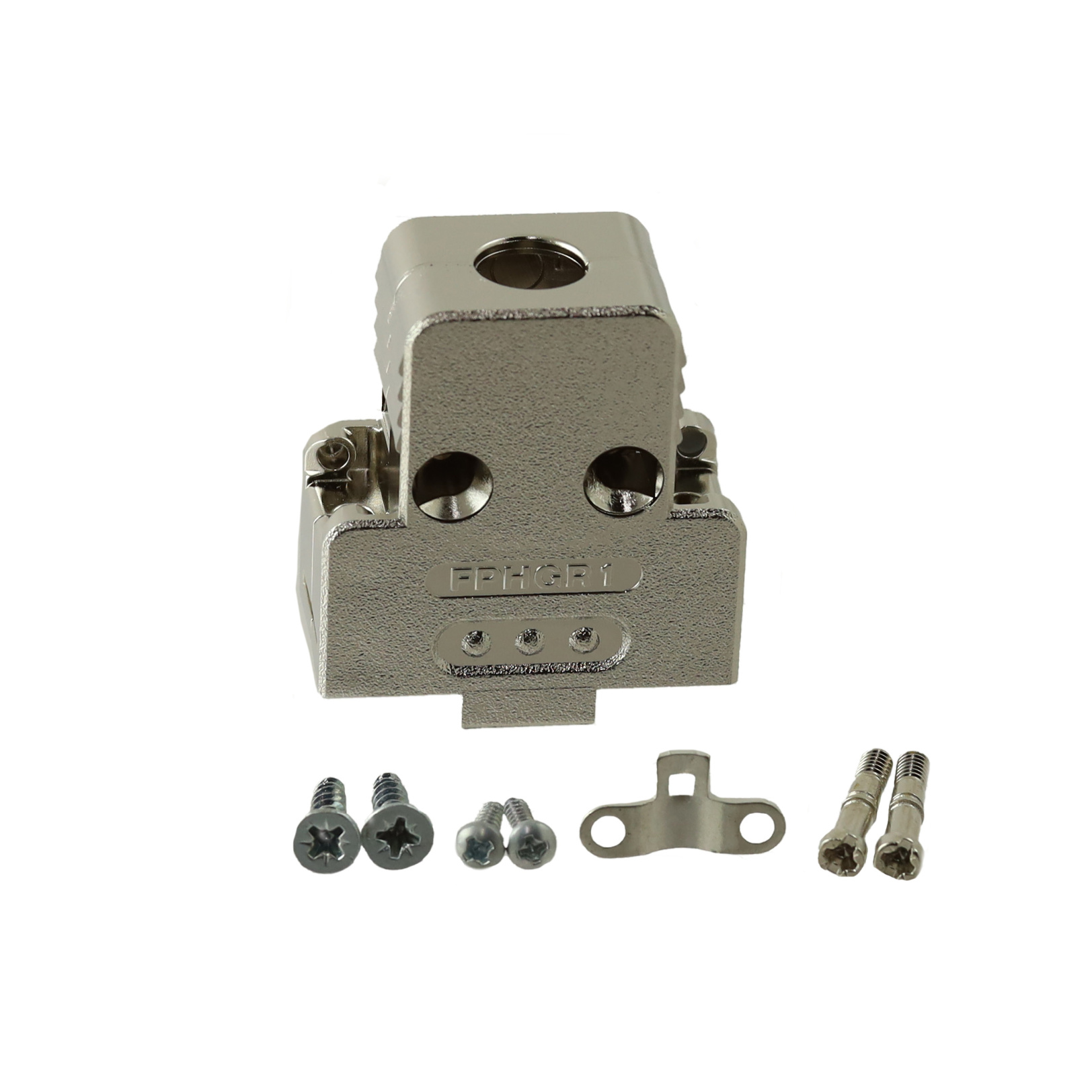 CONN BACKSHELL 9POS 180DEG SHLD