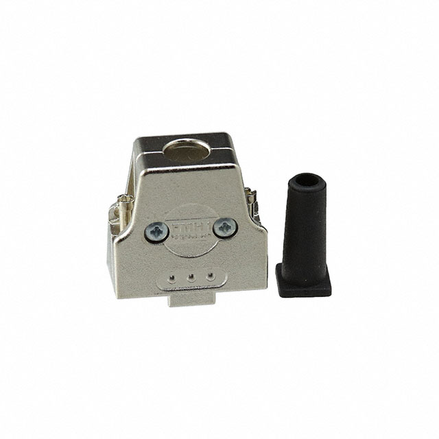 CONN BACKSHELL 9POS 180DEG SHLD