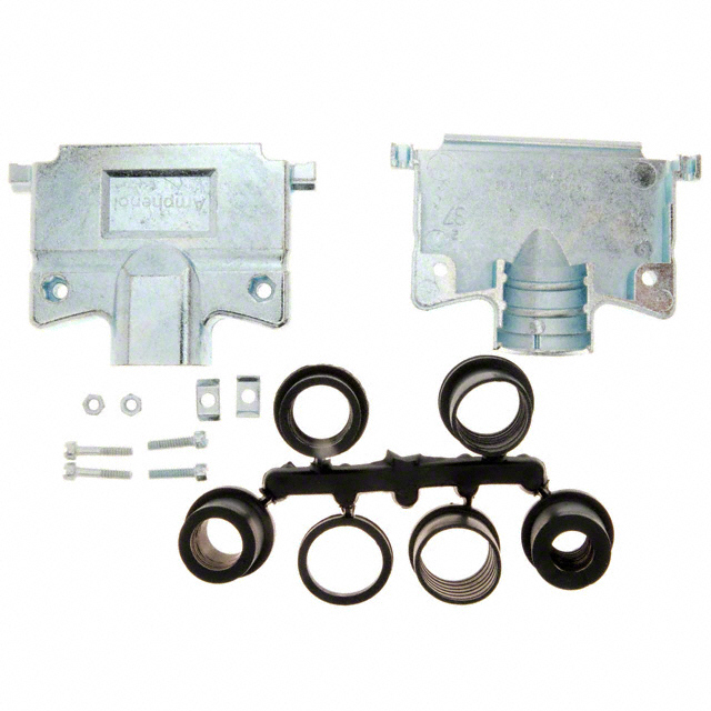CONN BACKSHELL 37POS 180DEG SHLD