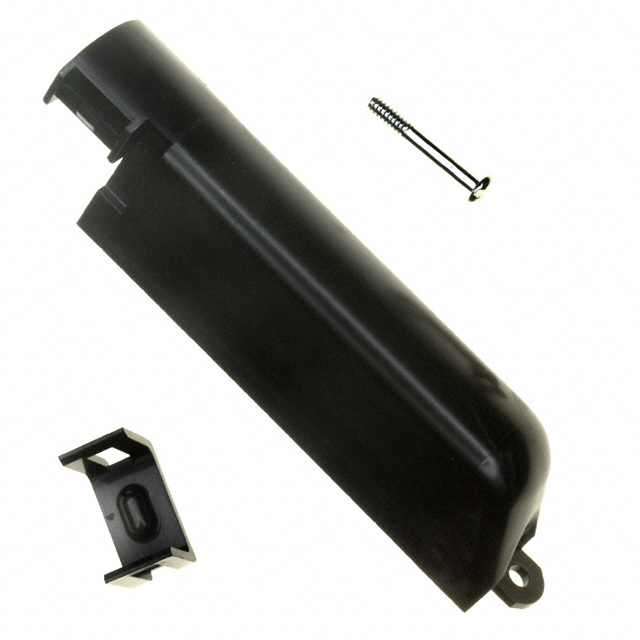 CONN BACKSHELL 50POS 90DEG BLACK