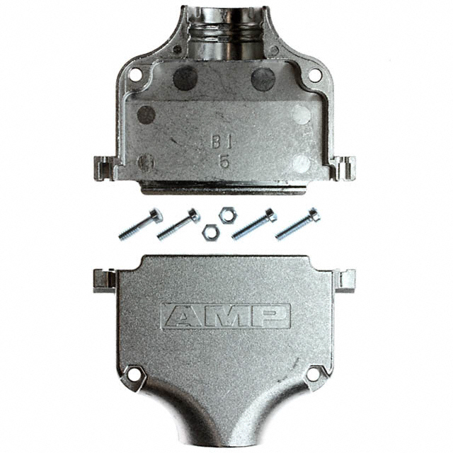 CONN BACKSHELL 50POS 180DEG SHLD