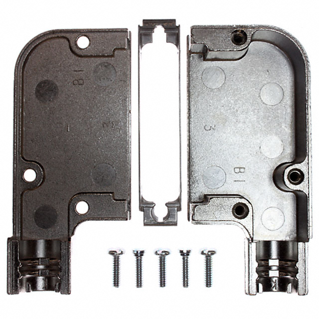 CONN BACKSHELL 25POS 90DEG SHLD