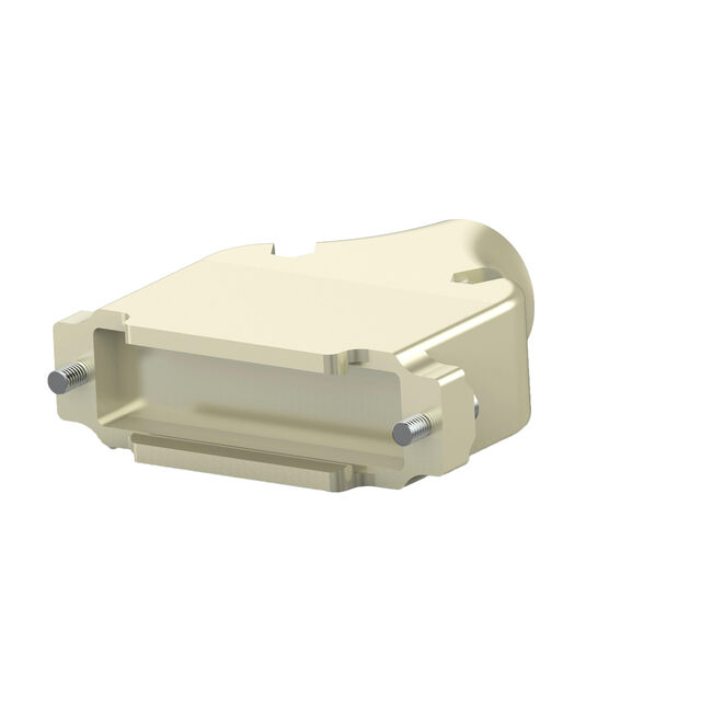 CONN BACKSHELL 25POS 180DEG SHLD