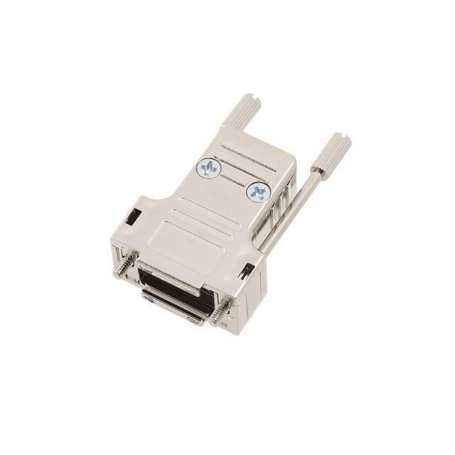 CONN BACKSHELL 9POS 180DEG SHLD