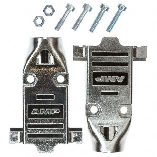 CONN BACKSHELL 9POS 180DEG SHLD