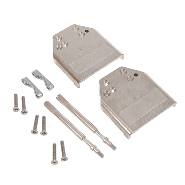 CONN BACKSHELL 15POS 180DEG SHLD