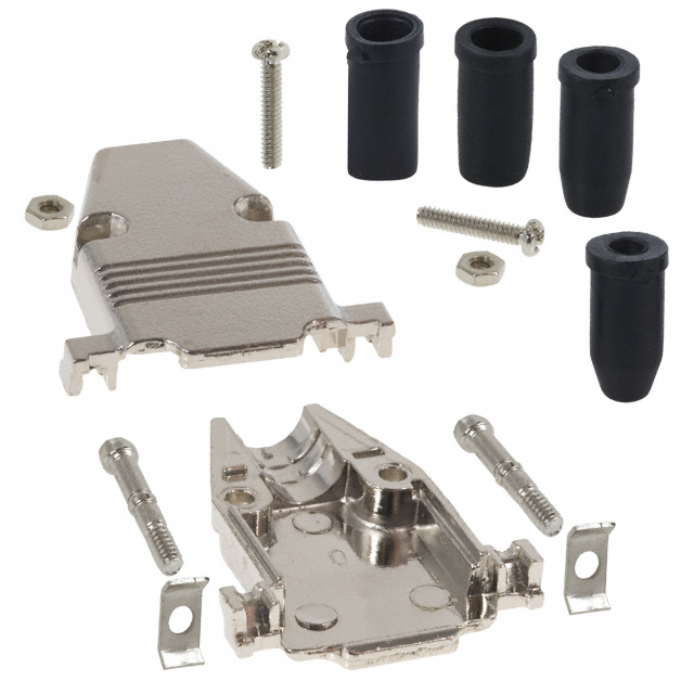CONN BACKSHELL 15POS 180DEG SHLD