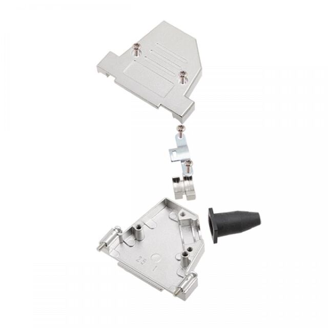 CONN BACKSHELL 25POS 45DEG SHLD