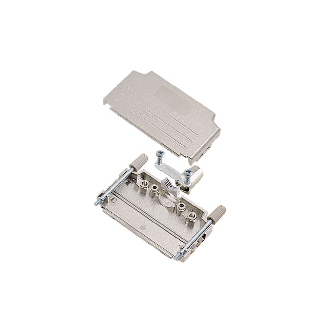 CONN BACKSHELL 37POS 180DEG SHLD