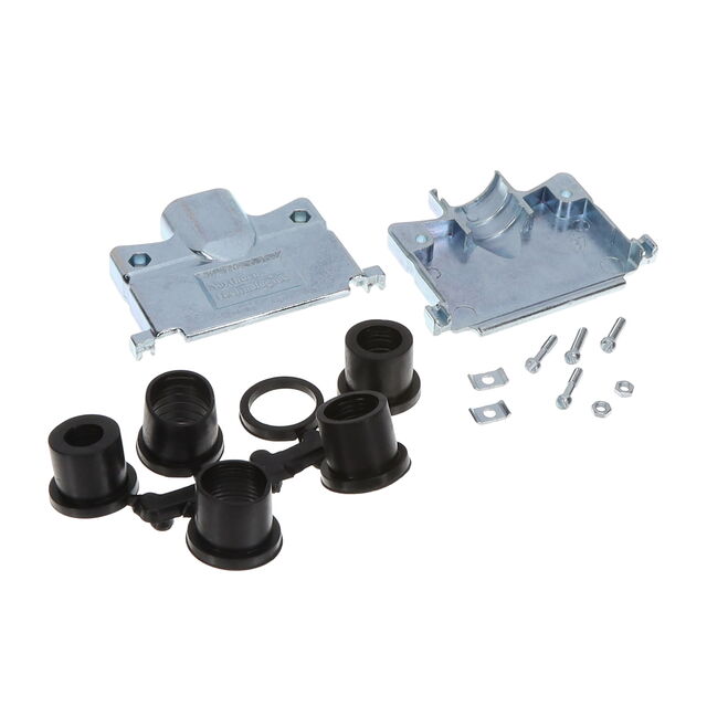 37P DIECAST D-SUB HOOD ZN 180