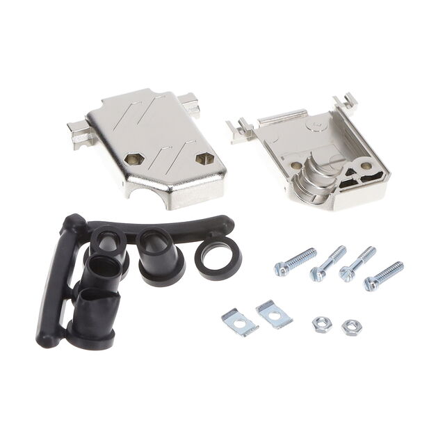 15P METPLAS D-SUB HOOD NI 45 NT