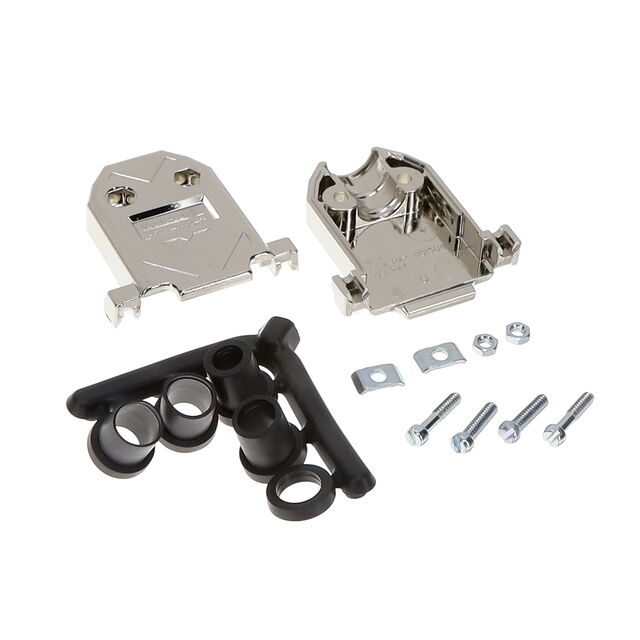 15P METPLAS D-SUB HOOD NI 180 NT