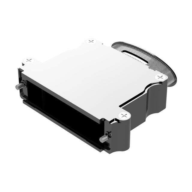 D-SUB BACKSHELL, MACHINED ALUMIN