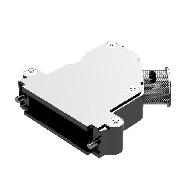 D-SUB BACKSHELL, MACHINED ALUMIN