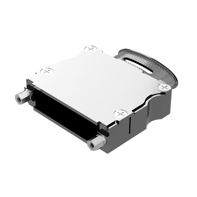 D-SUB BACKSHELL, MACHINED ALUMIN