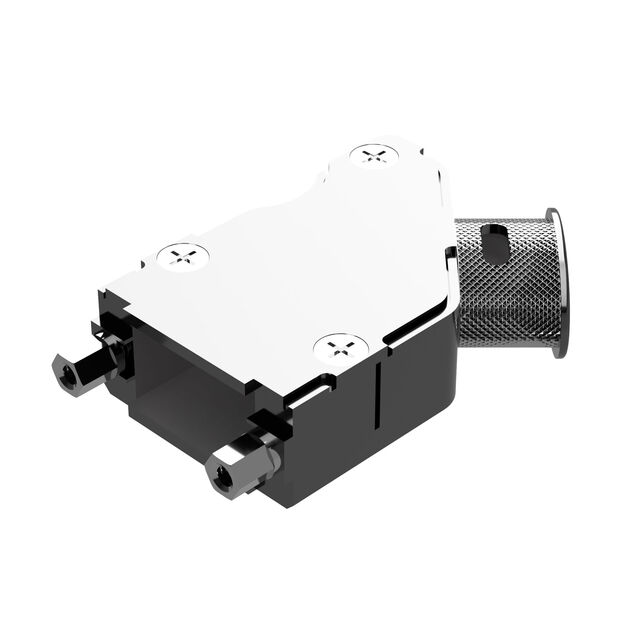 D-SUB BACKSHELL, MACHINED ALUMIN