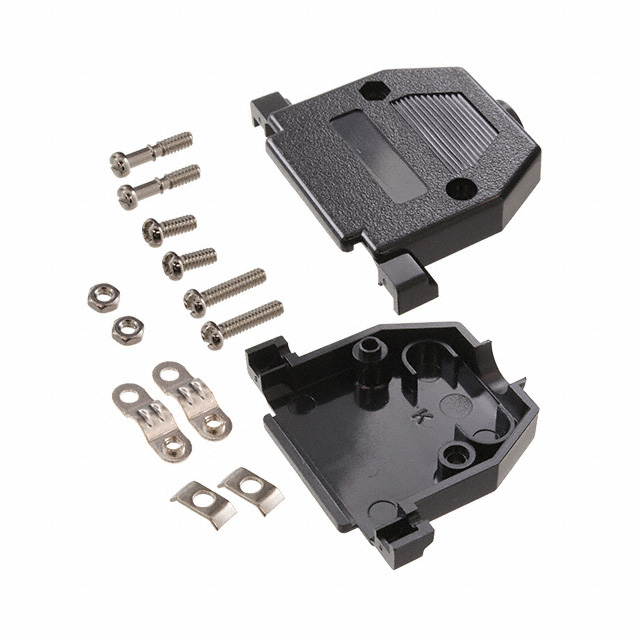 D-SUB HOOD BLK PLASTIC 25 WAY SH