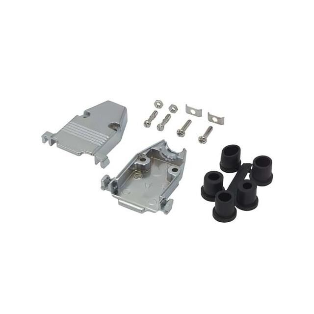 ASSEMBLED D-SUB HOOD KIT, DB15/H