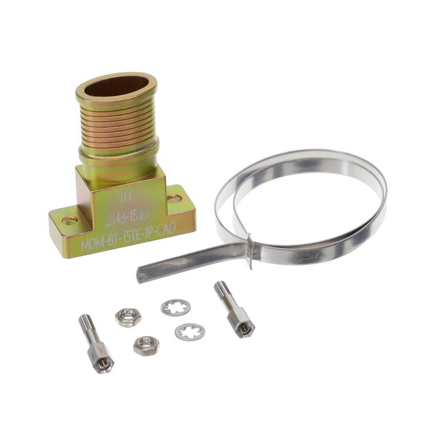 MICRO-D BACKSHELL 15 POS TOP ENT