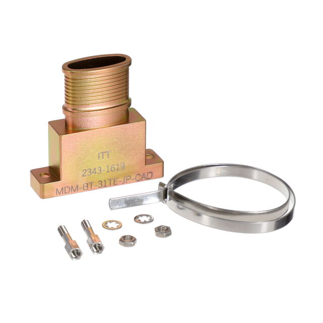 MICRO-D BACKSHELL 31 POS TOP ENT