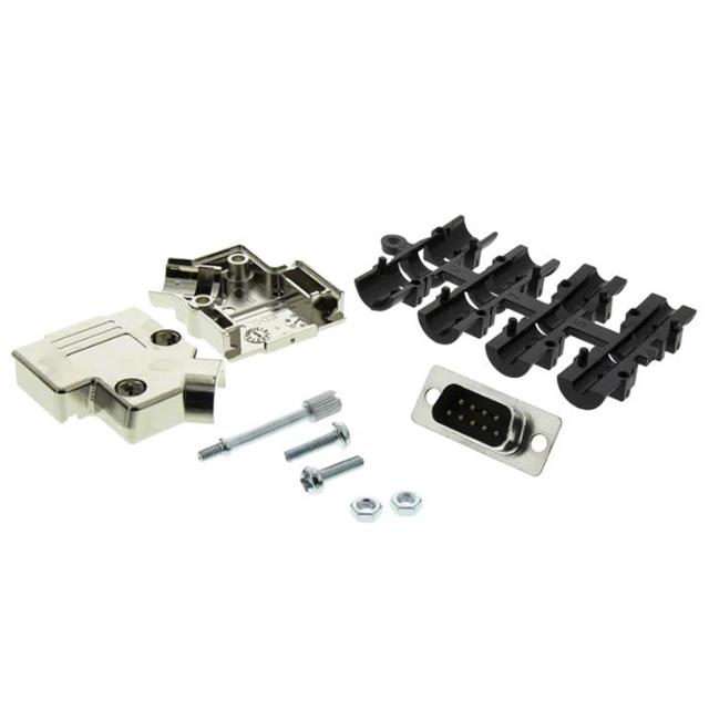 9 WAY D-SUB HOOD METPLAS SIDE EN