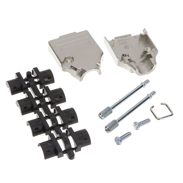 9P DIECAST D-SUB-HOOD NI 180