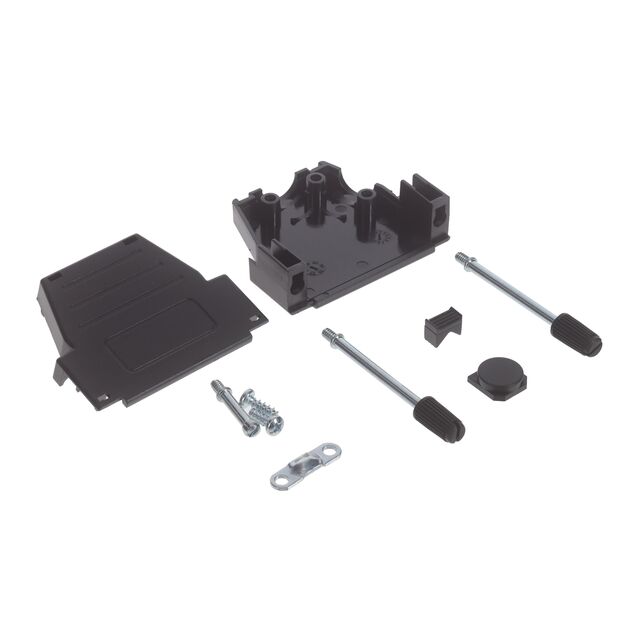 25 WAY D-SUB HOOD PLASTIC TOP AN