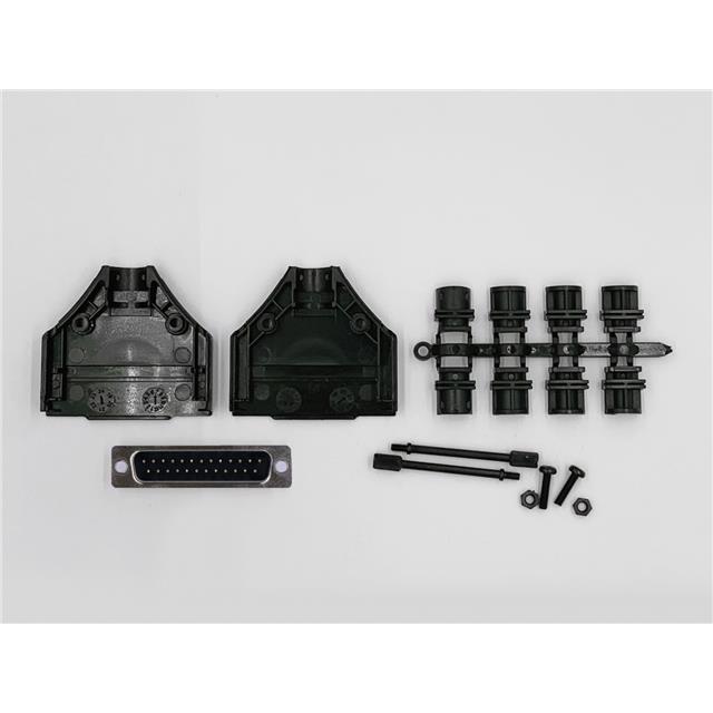 25 WAY D-SUB HOOD PLASTIC TOP EN