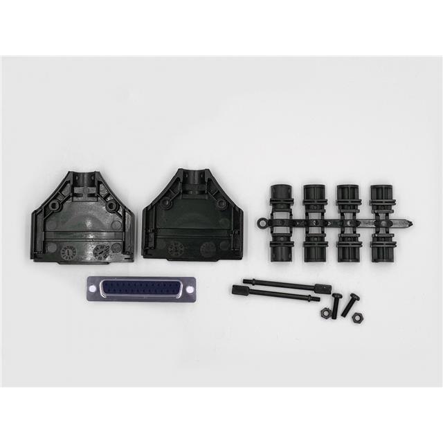 25 WAY D-SUB HOOD PLASTIC TOP EN