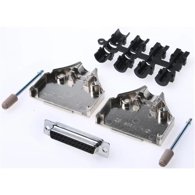 25 WAY D-SUB HOOD DIE CAST TOP E
