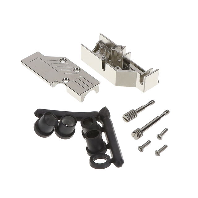 9P DIECAST D-SUB HOOD NI 90 2 T/