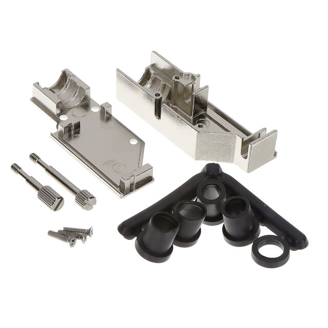 15P DIECAST D-SUB HOOD NI 90 2 T