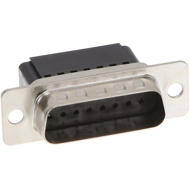 CONN D-SUB HD HOUSING PLUG 15POS