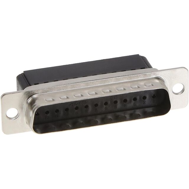 CONN D-SUB HD HOUSING PLUG 25POS