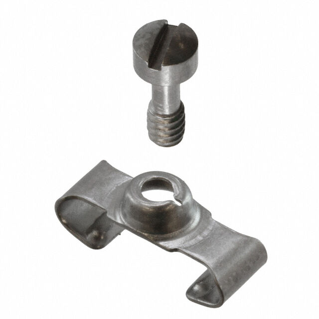 CONN MALE SCREWLOCK W/CLAMP 4-40