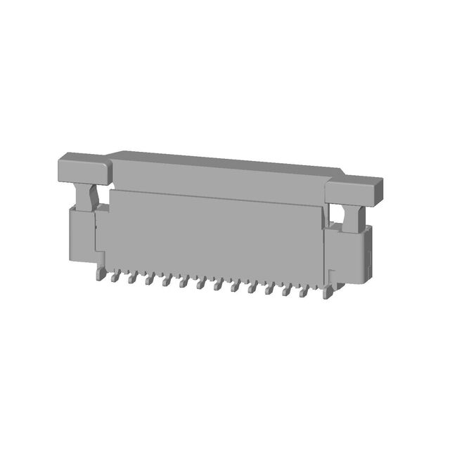 24 POS, 0.5 MM PITCH ZIF FFC/FPC