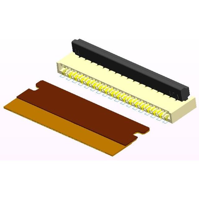 47 POS, 0.3 MM PITCH EASY-ON FFC
