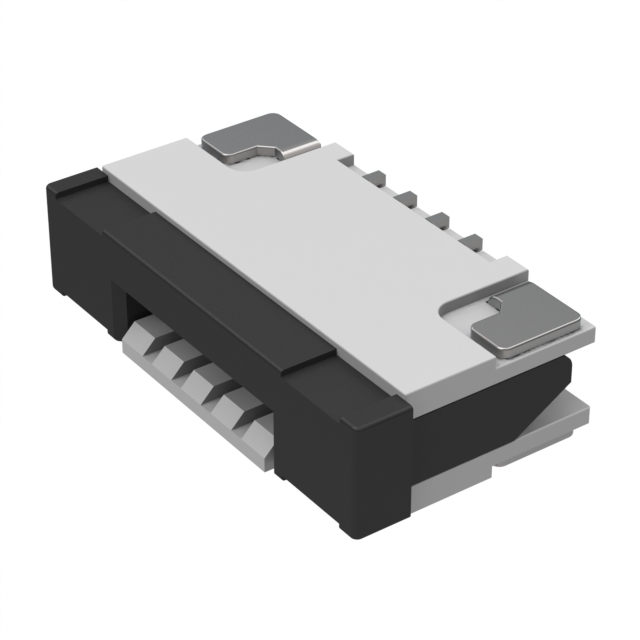 CONN FFC FPC BOTTOM 4POS 1MM R/A