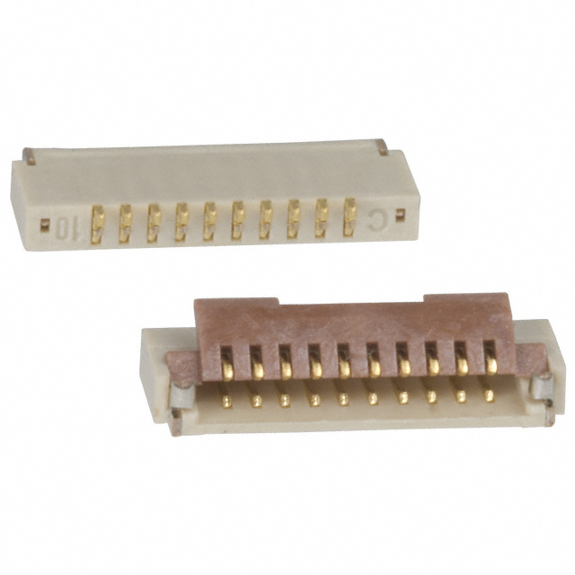 CONN FFC BOTTOM 10POS 0.5MM R/A