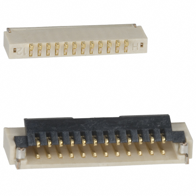 CONN FFC BOTTOM 12POS 0.5MM R/A