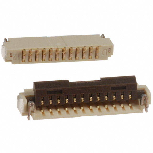 CONN FFC BOTTOM 12POS 0.5MM R/A